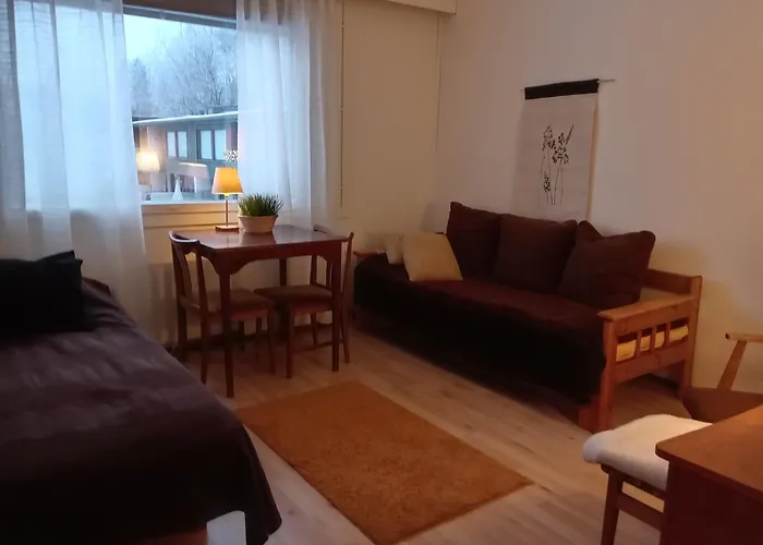 Huoneita Puusaunalla